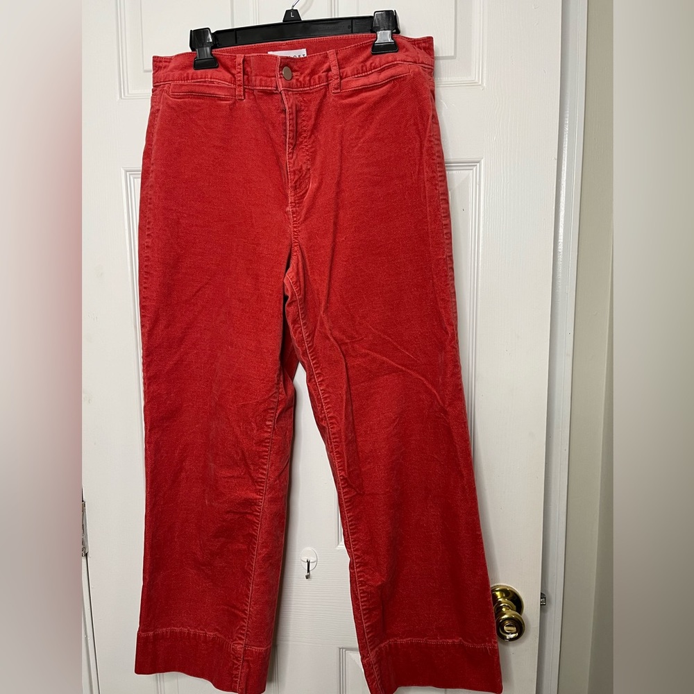 LOFT Vibrant Red Capris